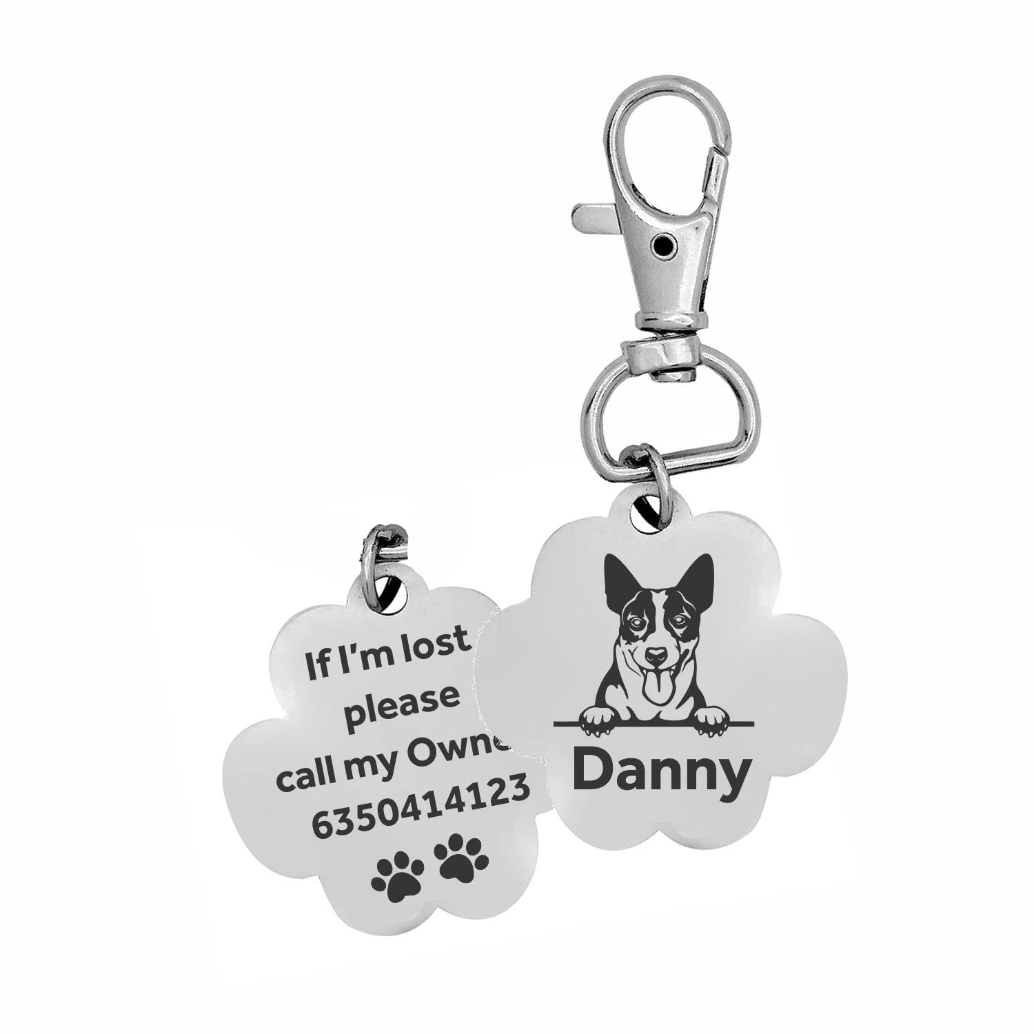 See full amazon price history chart for Customize Galaxy Personalized Stainless Steel Laser Engraved Name Tag for Pet Dog, Cat ID Customized Dog Tag, tag id Customized for Large Medium Small Dogs & CAT 2 MM Thick (Large Paw 38x38) Customize Galaxy Personalized Stainless Steel Laser Engraved Name Tag for Pet Dog, Cat ID Customized Dog Tag, tag id Customized for Large Medium Small Dogs & CAT 2 MM Thick (Large Paw 38x38) (B0BTJ8CY49) Amazon Price History, Amazon Price Tracker