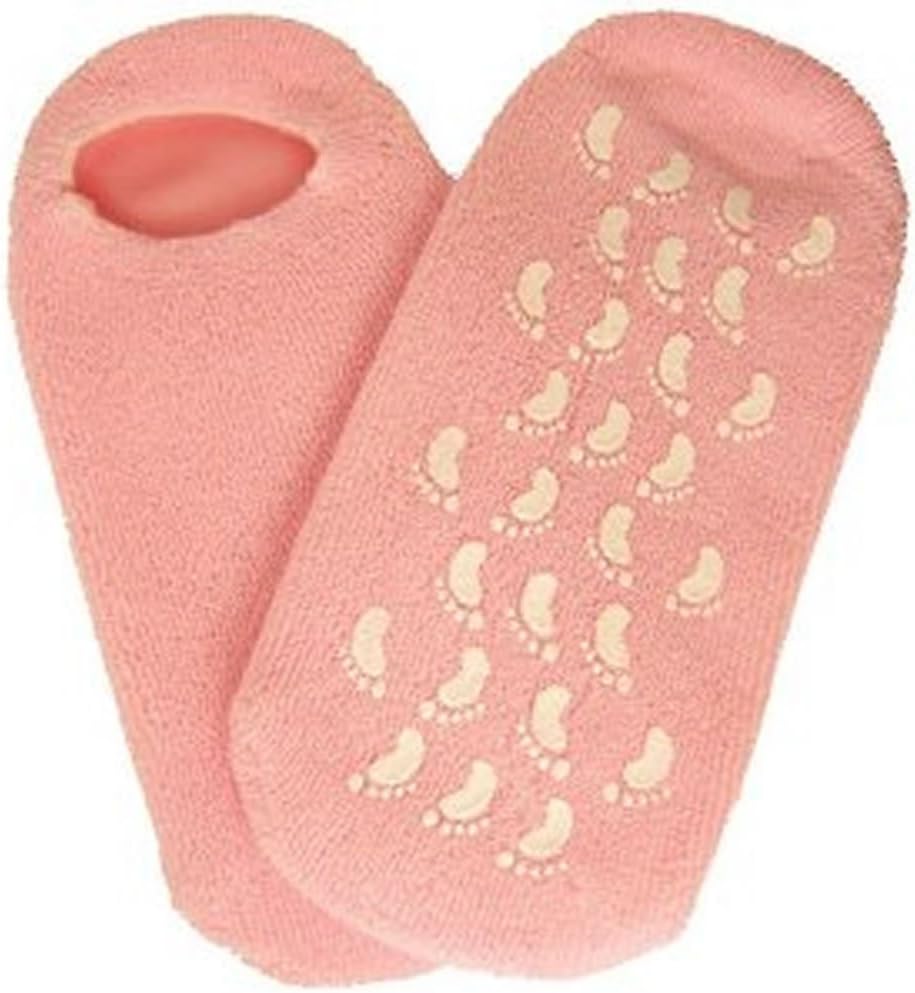 Hawthorne Grove Moisturising Gel Socks (Pink)