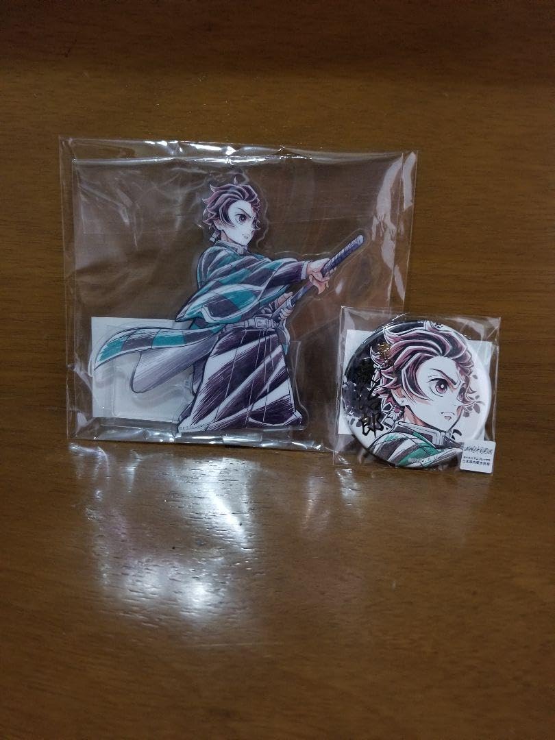 鬼 滅 Webくじ 炭治郎 アクリルスタンドとバッジセット 鬼滅の刃 ufotable