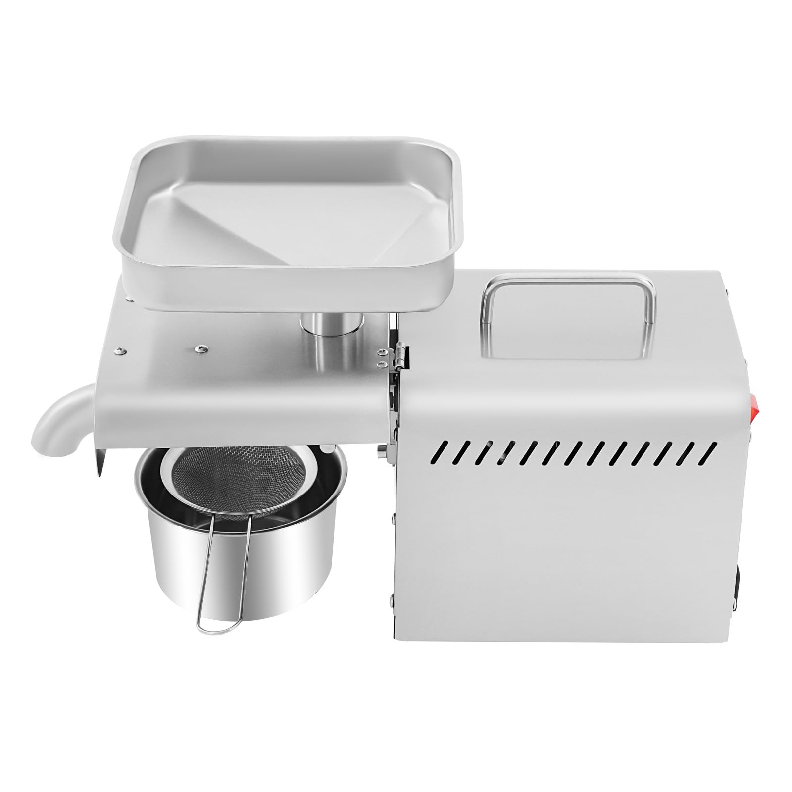 Elektrische Ölpresse 610W Öl Pressmaschine Elektrische Ölmühle Edelstahl Automatische Ölpresse Maschine für Walnuss Erdnuss Sonnenblumenkerne