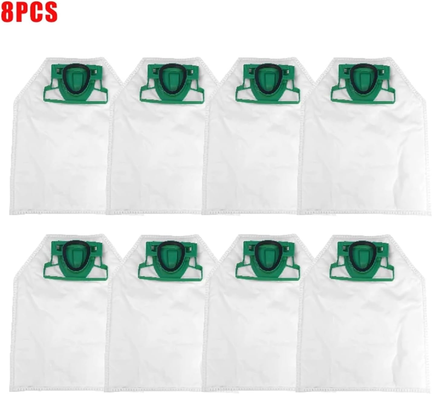 2/4/6/8 PCS Dust Bags Filter Bags Replacement Filter Vacuum Cleaner Accessories，Compatible For Vorwerk Kobold VK 200，FP200 VK200(8 pcs)