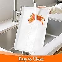 Vista 4 de WOWBOX 3 bandejas de servir para entretenimiento, platos para servir frutas, galletas, postres, aperitivos, bandejas de plástico reutilizables