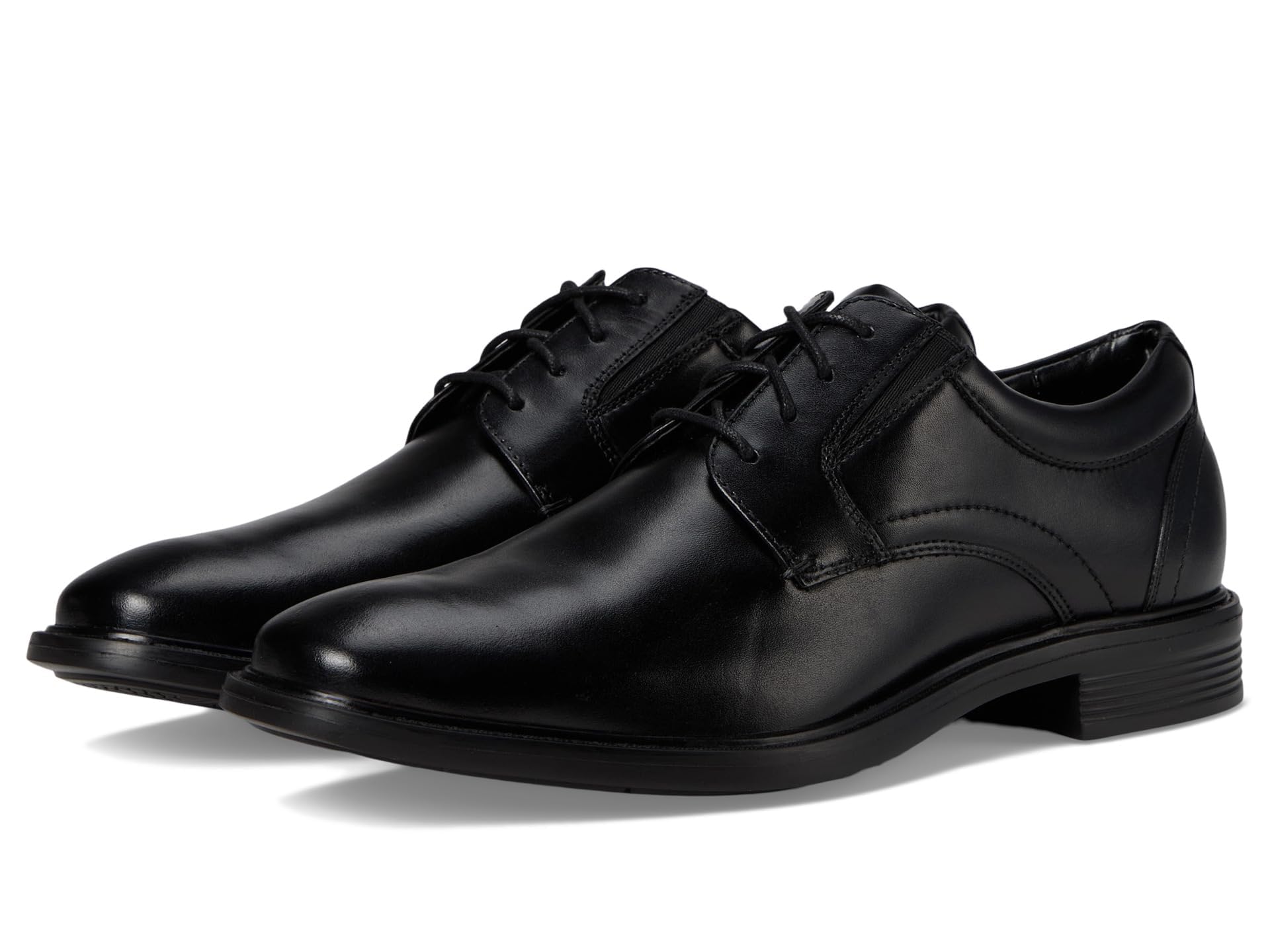 Nunn Bush Mens Stark Plain Toe Oxford Leather Business Formal Derby Dress Casual Lace-up