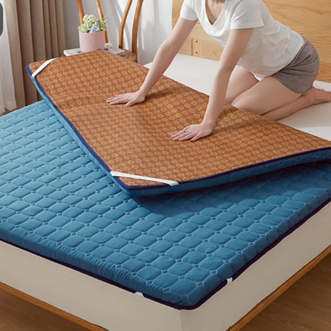 敷パット(クイーンサイズ) Sylphease（シルフィーズ） 敷きパッド クイーン 160×200cm