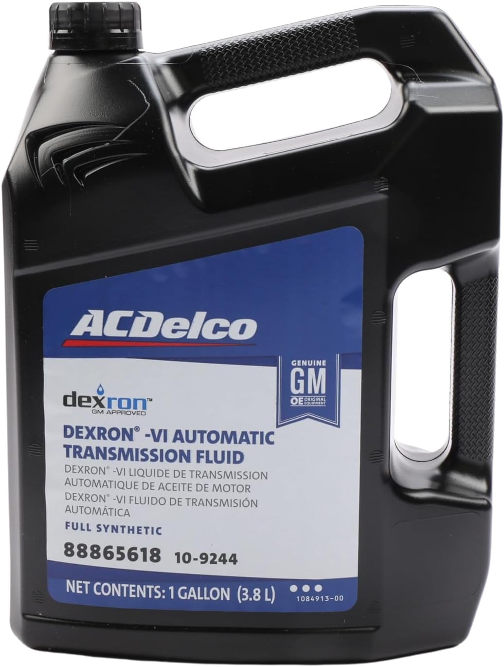 ACDelco GM Original Equipment 10-9244 (88865618) Dexron VI Full Synthetic Automatic Transmission Fluid - 1 gal