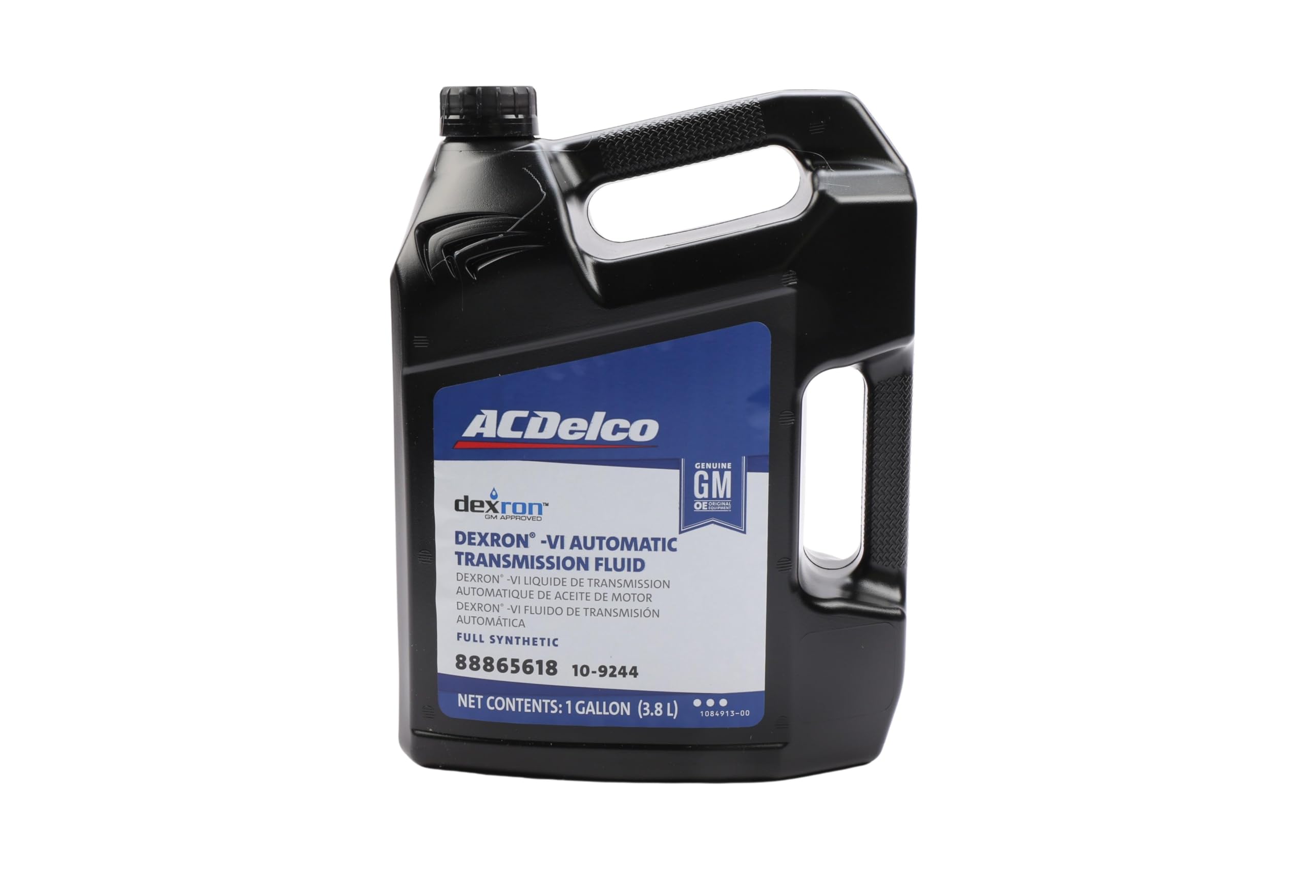 ACDelco GM Original Equipment 10-9244 (88865618) Dexron VI Full Synthetic Automatic Transmission Fluid - 1 gal