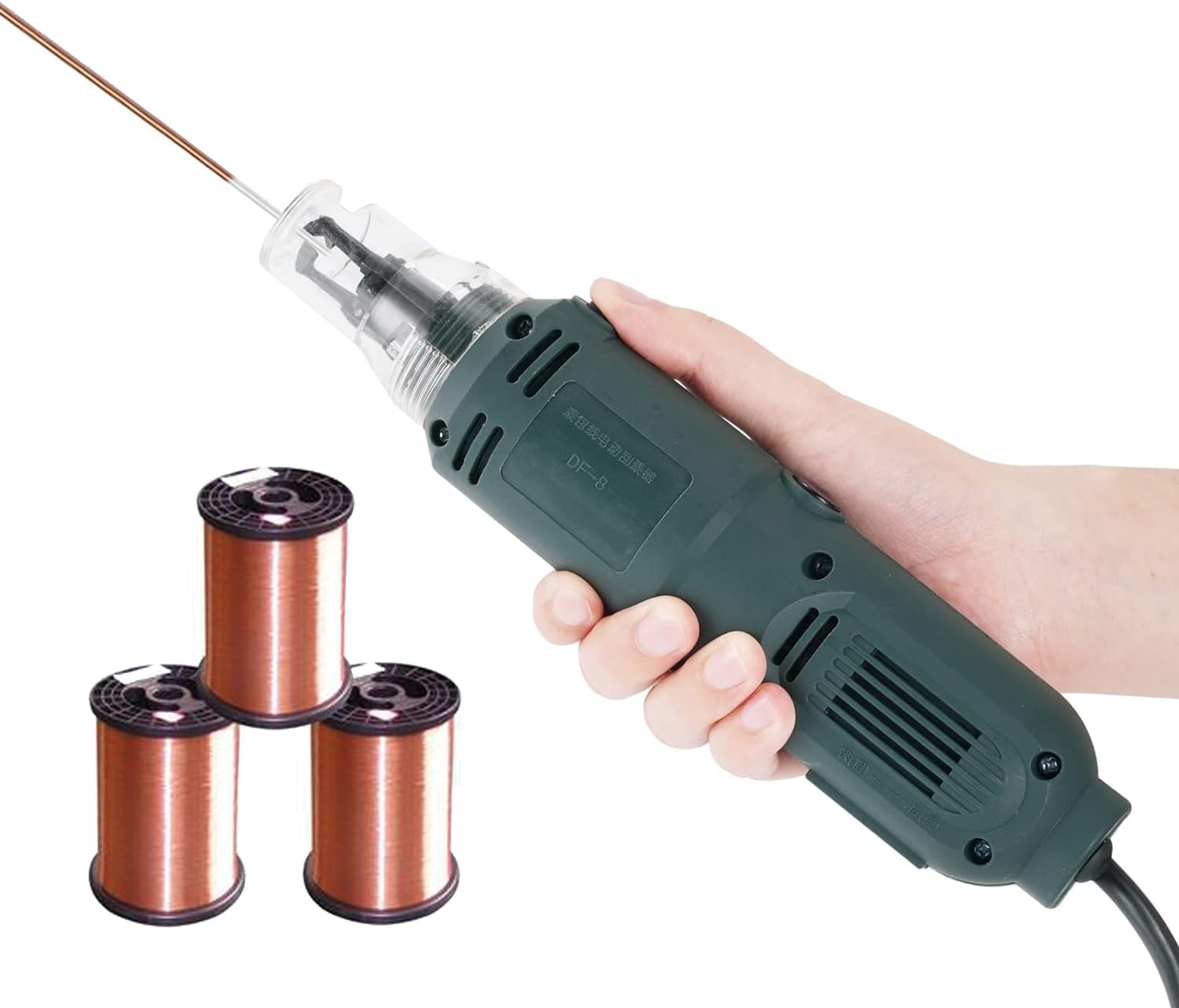 Enameled Wire Stripper Machine - High-Speed 120000r/min for Efficient Paint Removal on 0.3-2mm Wires