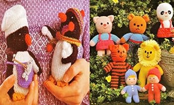 Hardcover Knitted Toys Book