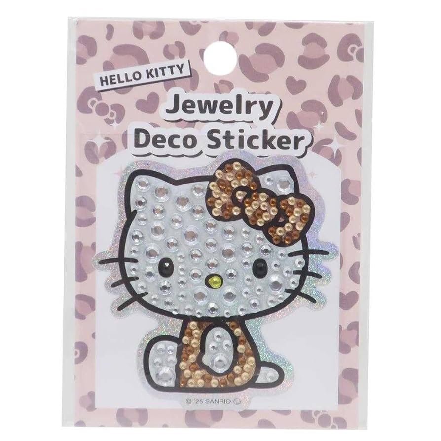 キティ シール ピーコック 孔雀 海外限定 2001年 レア ステッカー