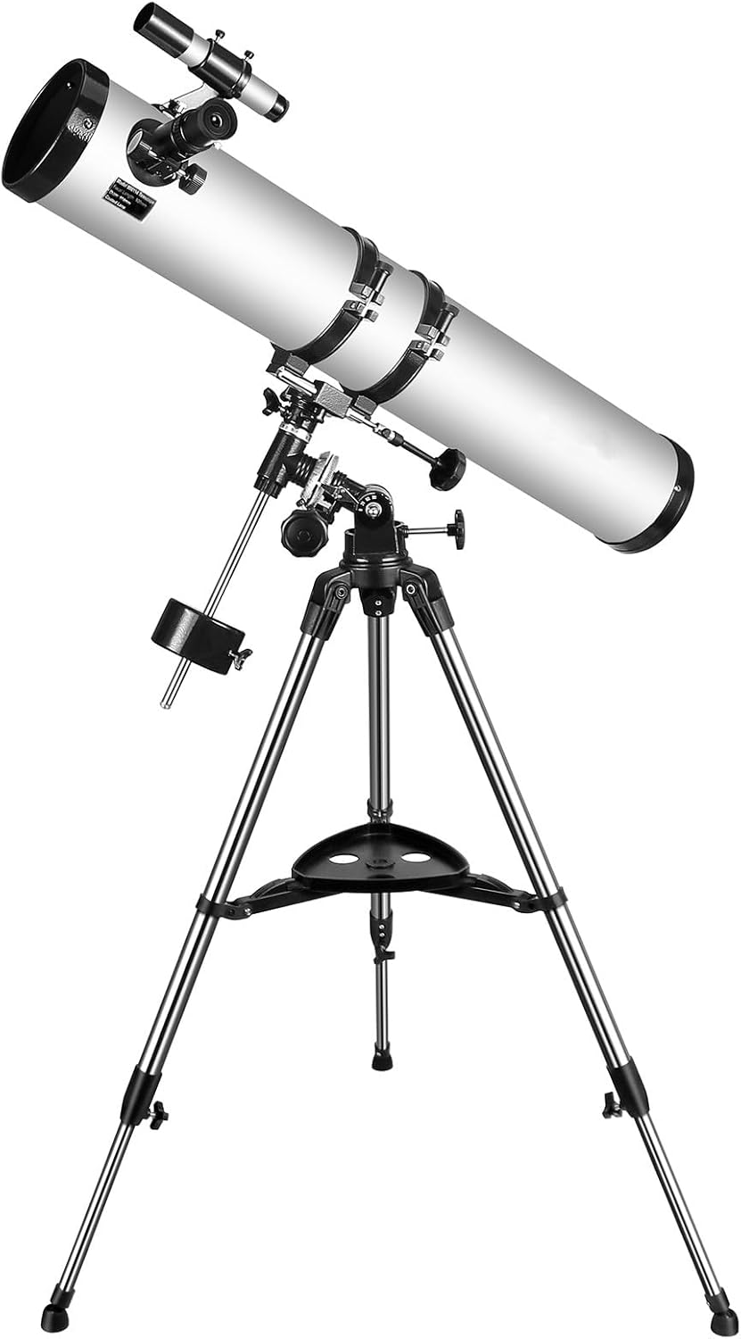 Telescope 114EQ Newtonian Reflector Telescopes for Adults, Professional