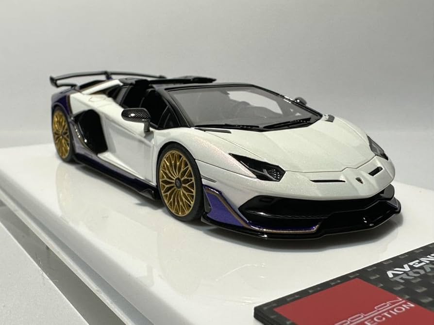 Fuelme 1/43 アヴェンタドール メイクアップ イグニッションモデル Amazon | AUTOSTRADA HOBBY 1/43 Lamborghini Aventador SVJ