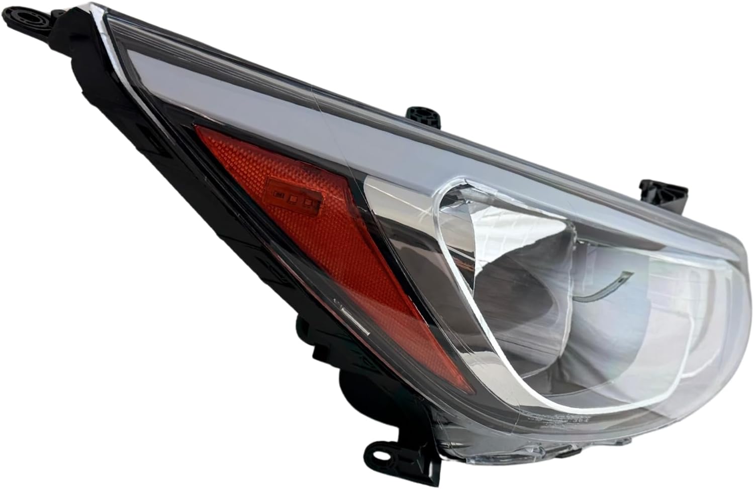 ALLIGATOR AUTO LIGHTS Headlight Assembly Compatible With Hyundai Accent 2015-2017 Right/Passenger Side, Halogen Headlamp with Bulbs