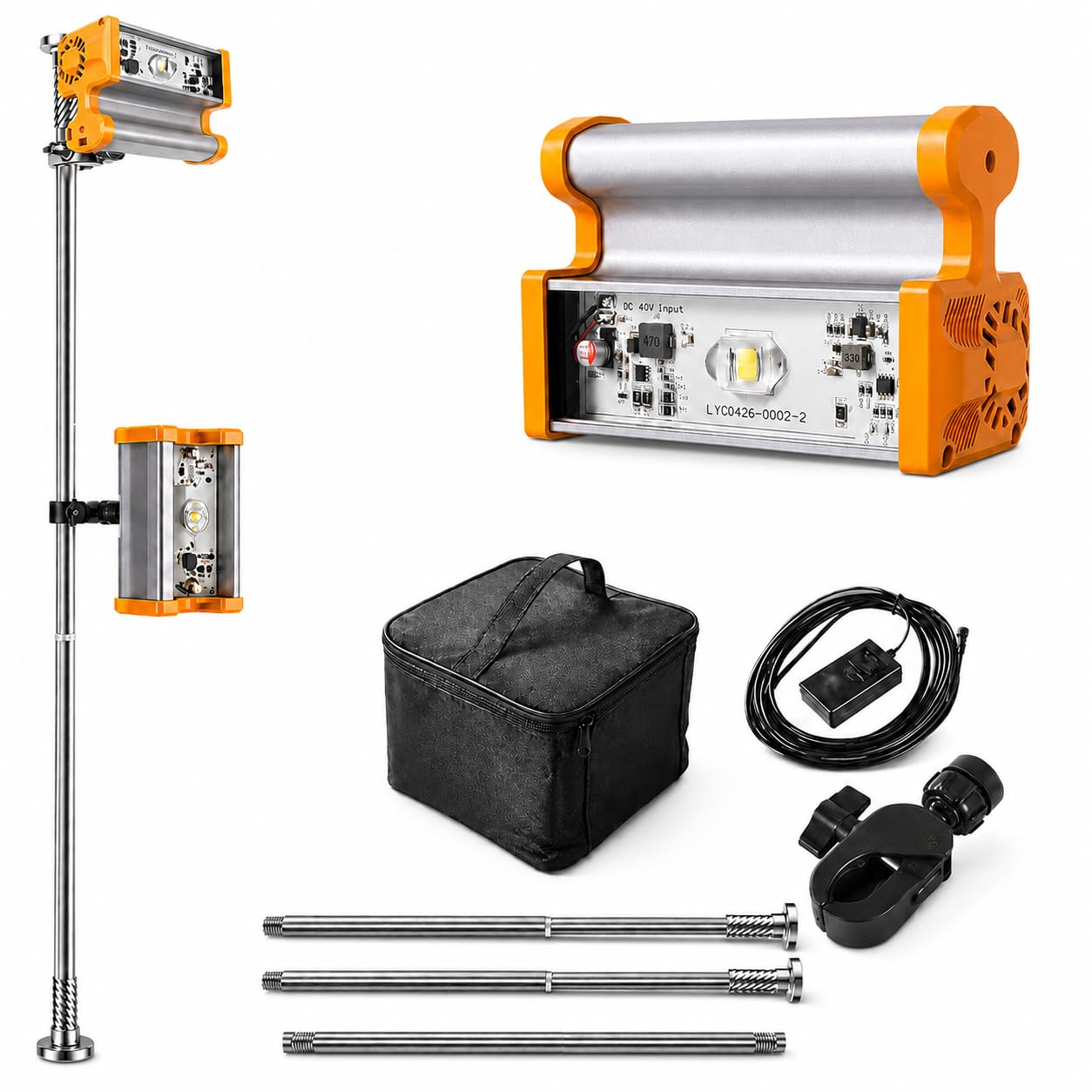 Lámpara Para Trabajos De Pintura, Luz De Trabajo LED Base Antideslizante
