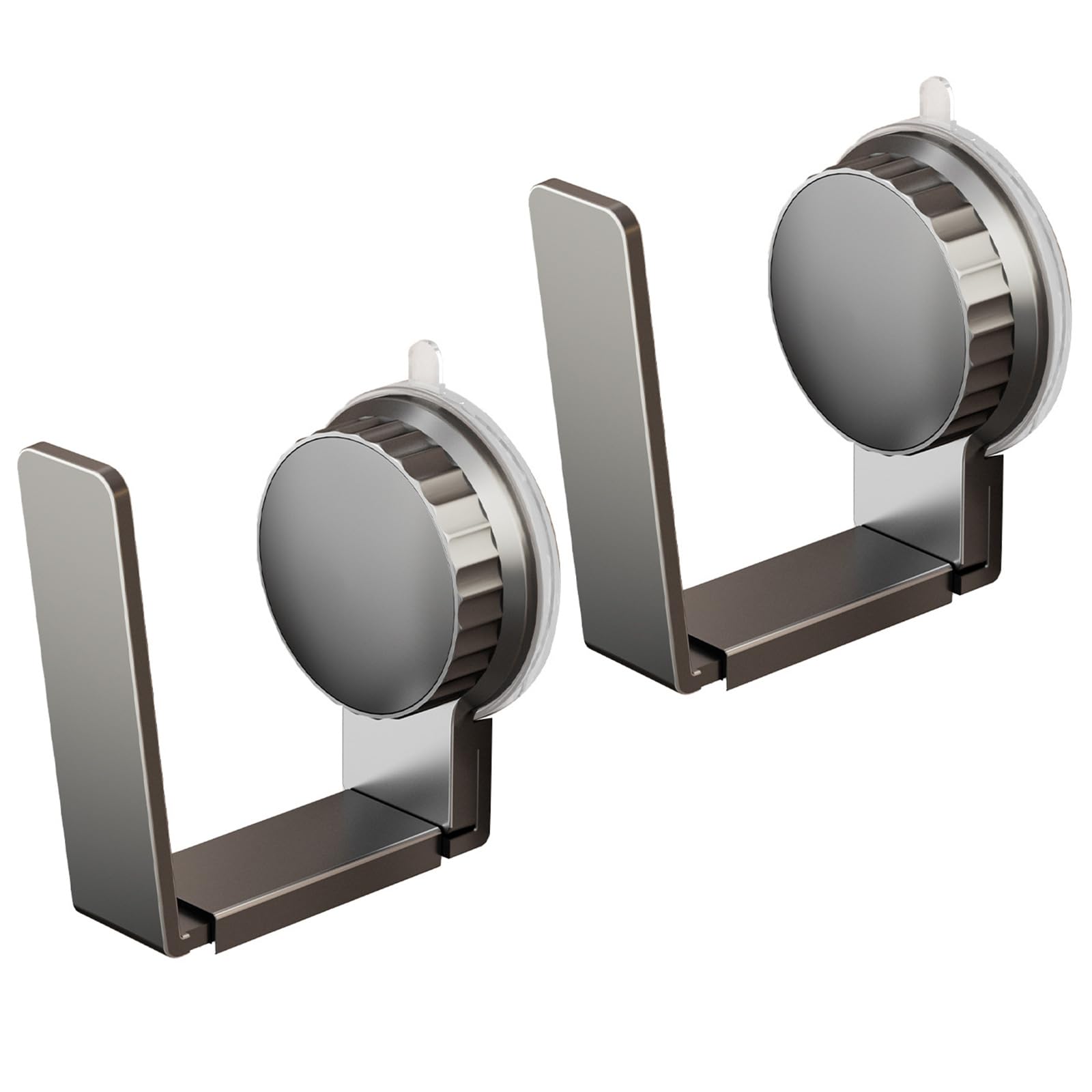 HDOYTXXM Multi-Purpose Suction Cup Wall Rack Carbon Steel Space Saving Stretchable Mount for Cutting Boards Pan Storage Strong Kitchen Wall Shelf