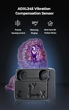 Creality Ender-3 V3 KE G-Sensor ADXL345 Vibration Compensation Sensor for Creality Nebula Smart Kit, XYZ Axis Reducing Ringing, Precise Sensing Control, Must-Have for Perfect Works