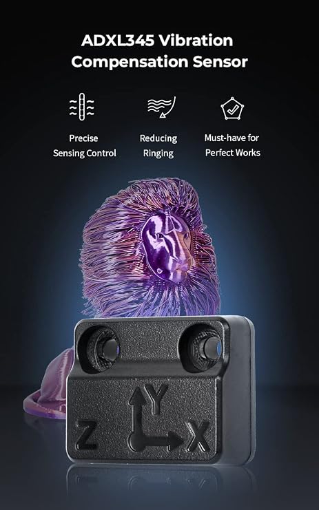 Creality Ender-3 V3 KE G-Sensor ADXL345 Vibration Compensation Sensor for Creality Nebula Smart Kit, XYZ Axis Reducing Ringing, Precise Sensing Control, Must-Have for Perfect Works