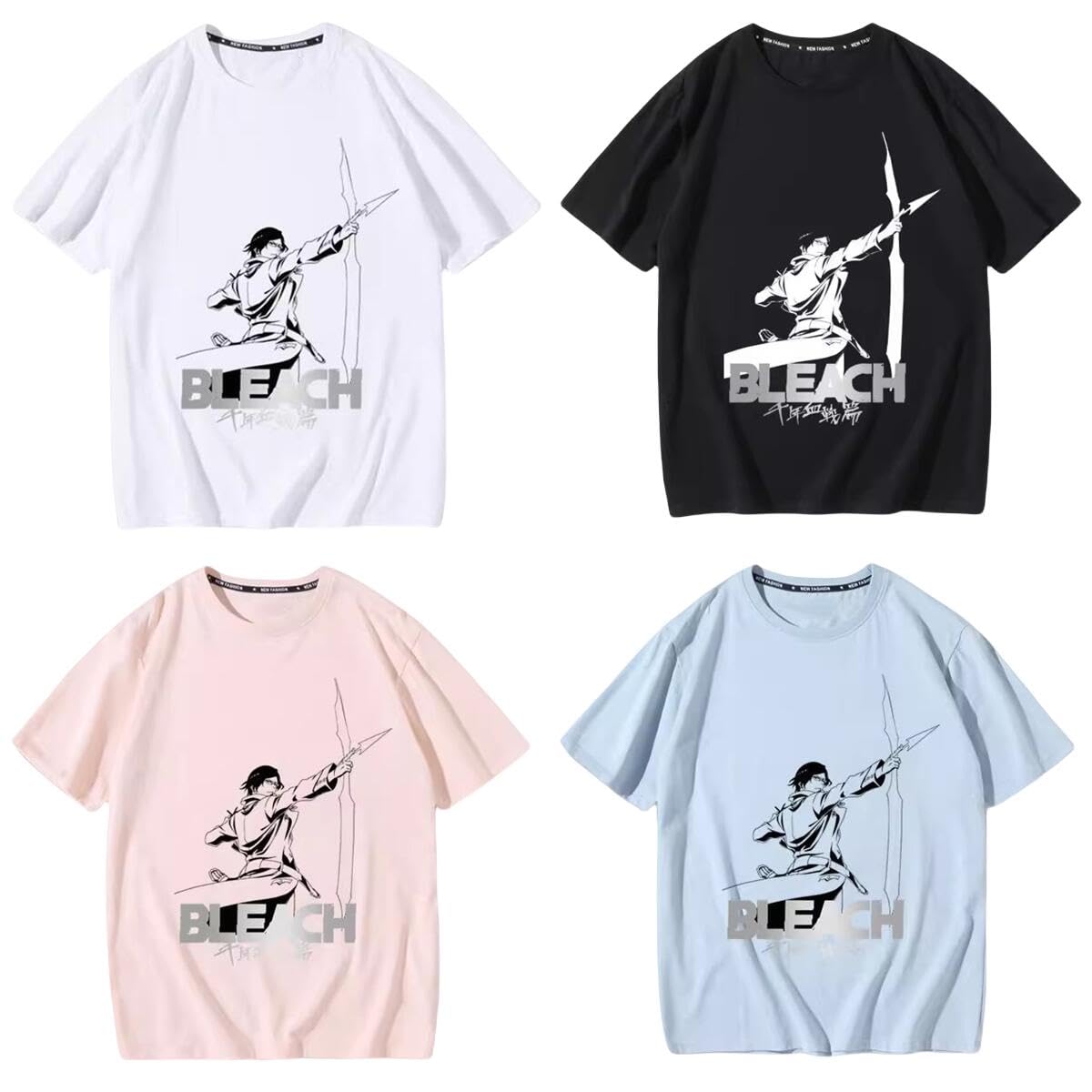 Amazon.co.jp: Tシャツ ブリーチ 千年血戦篇-相剋譚 半袖 黒崎一護