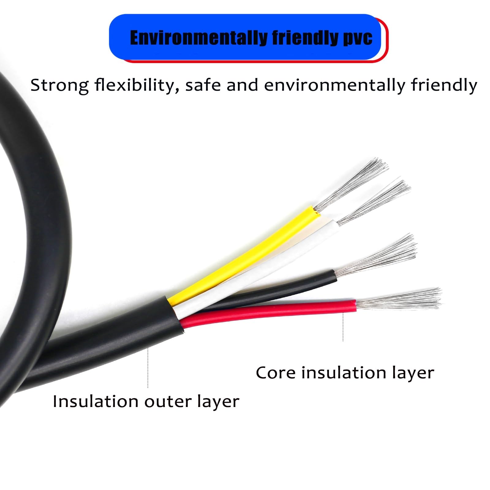 Cavo Elettrico Flessibile A 6 Nuclei UL2517,Filo Di Rame Stagnato 28-18 AWG