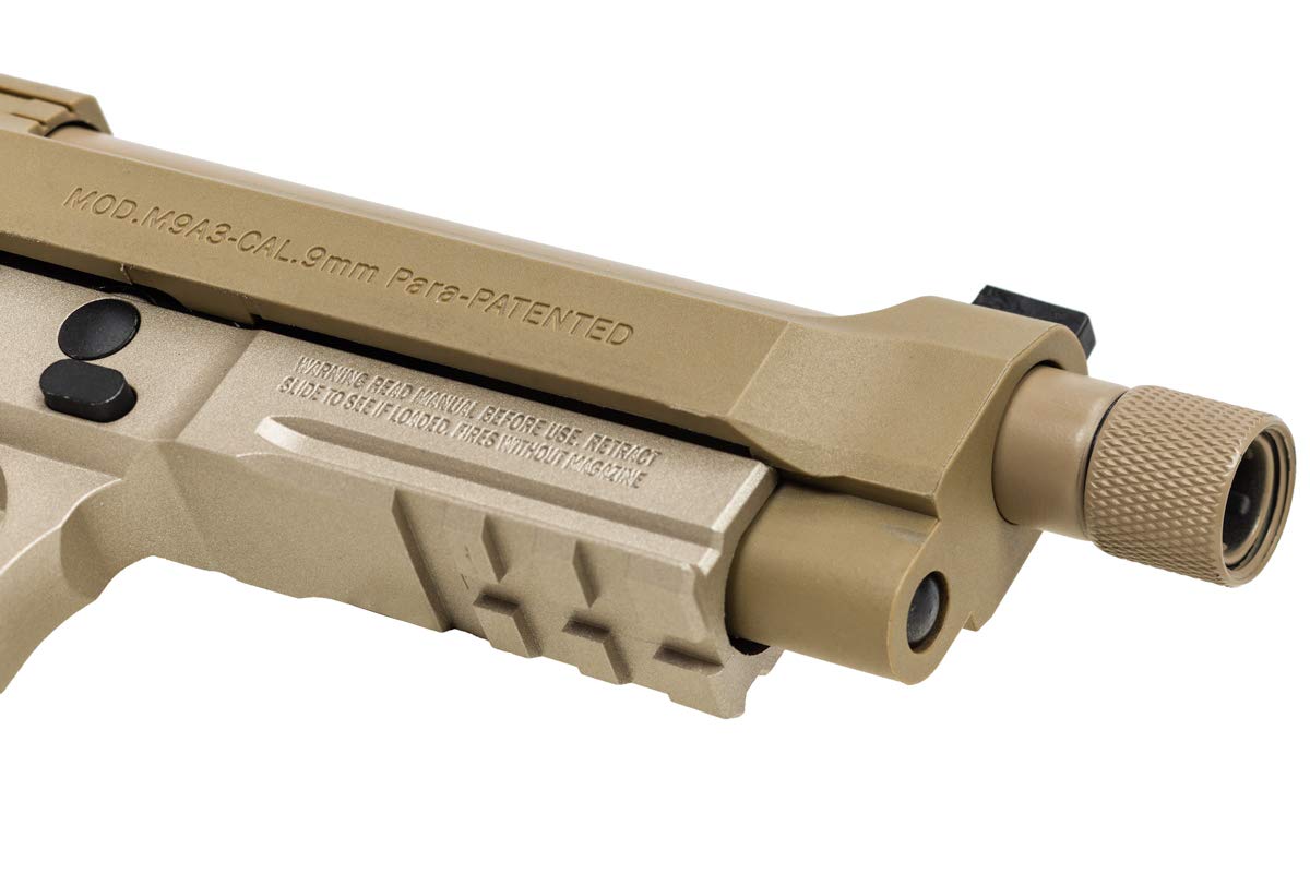 Amazon.co.jp: BATON airsoft BM-9 CO2GBB FDE/BK【 M9A3 CO2ガスガン