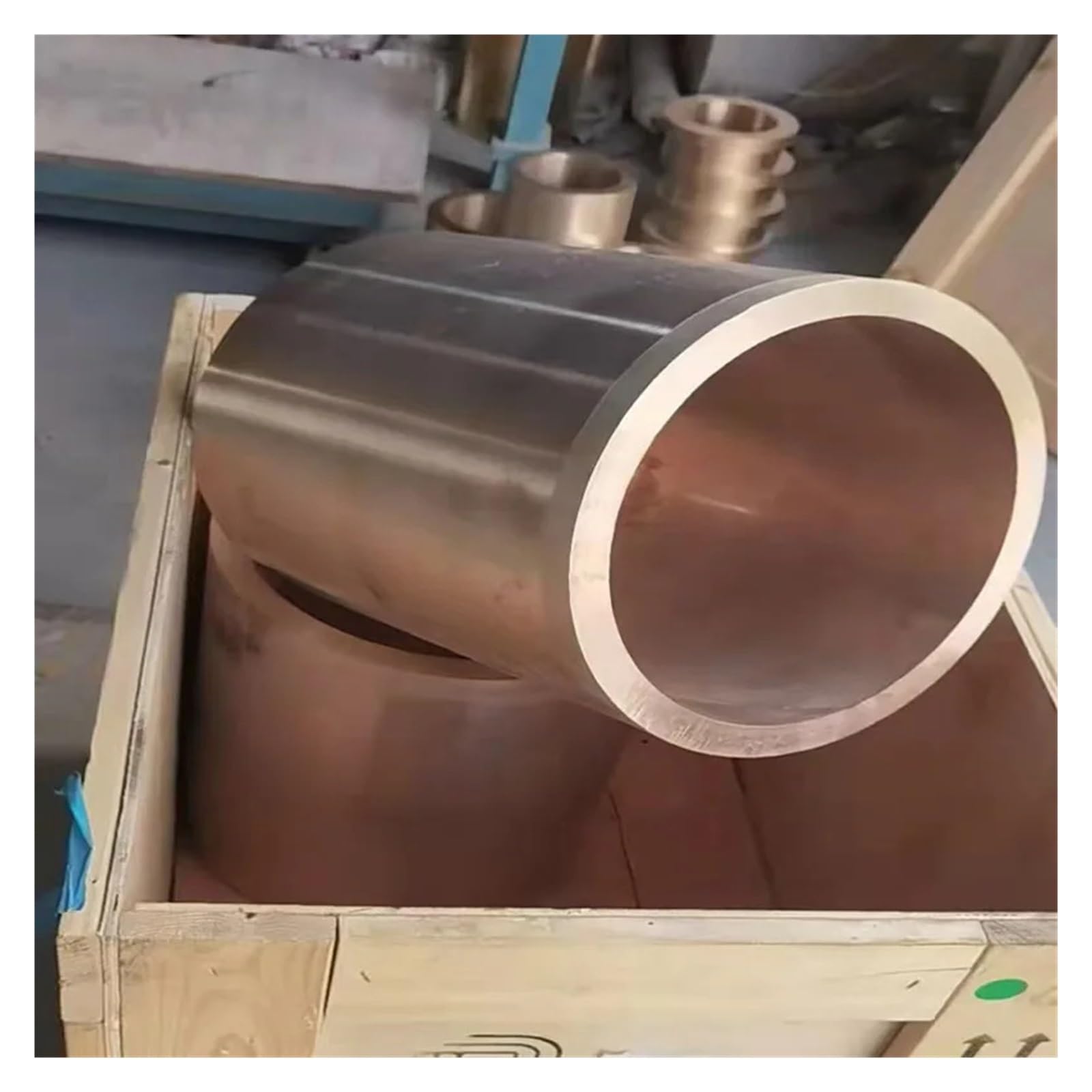 Longitud del tubo de cobre de la tubería recta del calibre grande T2 45-159m m OD 100m m(OD70 ID65mm)