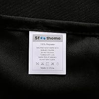 Sfoothome Queen Sheets Set - Black Hotel Luxury 4-Piece Bed Set, Extra Deep Pocket, 1800 Series Bedding Set, Wrinkle & Fade Resistant, Sheet & Pillow Case Set (Queen, Black) — image 5