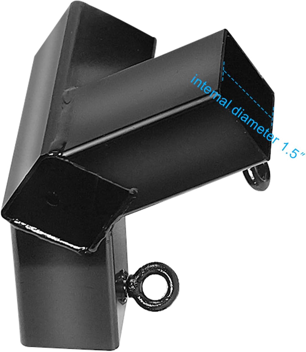 Aoneky Square 1.5'' Corner Canopy Fitting Couplers Kit - Frame Carport Connectors (10-Legs Kits)