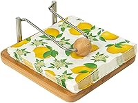 Vista 9 de Nature Tek - Servilletero cuadrado de bambú natural, con peso, 7 3/4 x 7 3/4 x 2 3/4 pulgadas, caja de 1 unidad