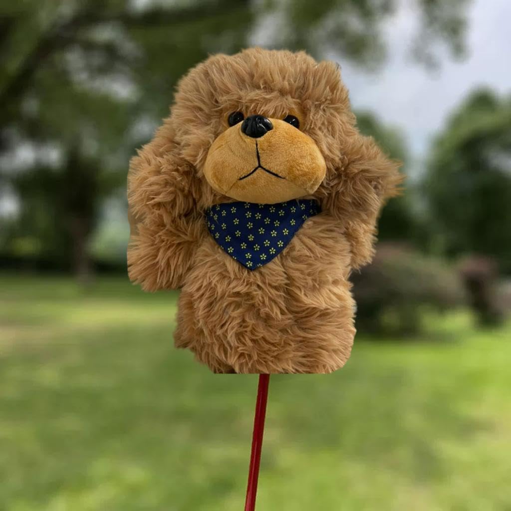 Funda Protectora para Cabeza de Conductor de Peluche de Perro, Accesorios para Mujer y Hombre