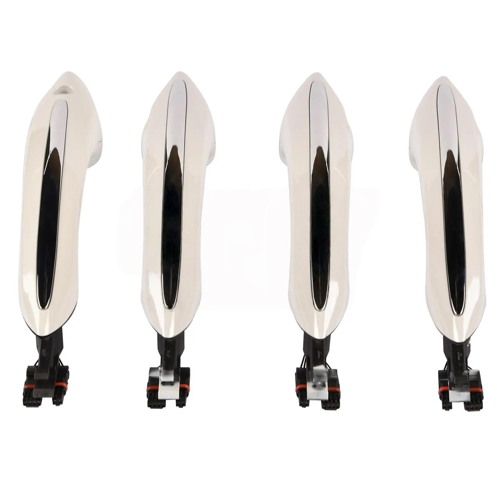 BQWYEDPL AP03 4 PCS White Front Rear Left Right Exterior Door Handle Fit for F07 F10 F11 F06 F12 F13 F01 F02 F03 F04 Car Door Latch Handle