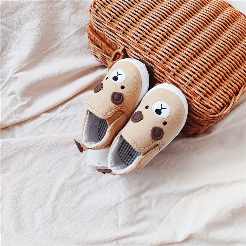 Miniatura 8 de HLMBB Toddler Shoes Unisex Cartoon for Baby Boys Girls Shoes Cute Animal Hard Bottom Canvas Sole Kids Running Walking Sneakers