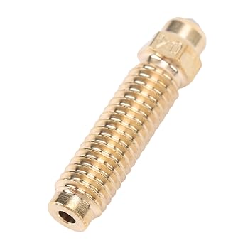 5Pcs Bimetallic Nozzles Set Fit for Elegoo Carbon 3D Printer Brass Hardened Steel 0.4mm High Temp Wear Proof