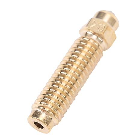 5Pcs Bimetallic Nozzles Set Fit for Elegoo Carbon 3D Printer Brass Hardened Steel 0.4mm High Temp Wear Proof