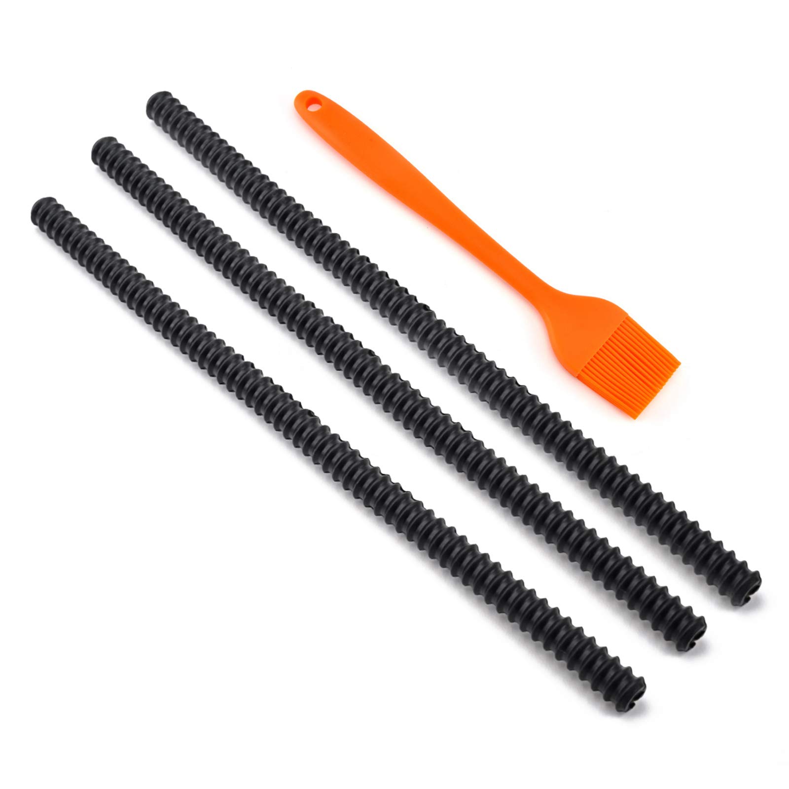 3 Packs BESEGO Oven Rack Shields, Premium Silicone Heat Resistant Oven Rack Shields against Burns Nasty and Scars, 14 Inch Oven Accessories and Protectors