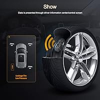 Vista 5 de ROADFAR Sistema de monitoreo de presión de neumáticos programado de 315 MHz, sensor TPMS para Lexus para Scion para Toyota 4 unids 4260706011