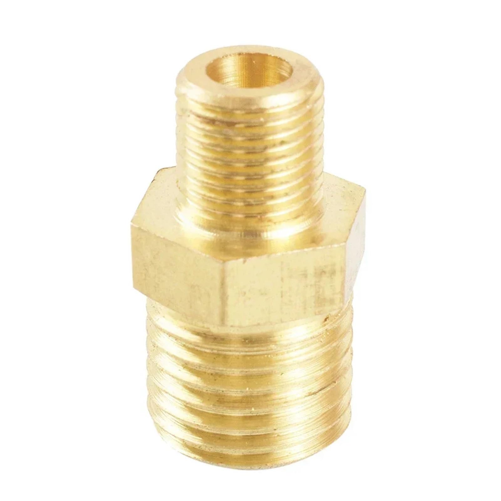 Epaknhgd Men's 38X30mm 1Pc Brass Hex Nipple Pipe Fitting Connector Coupler