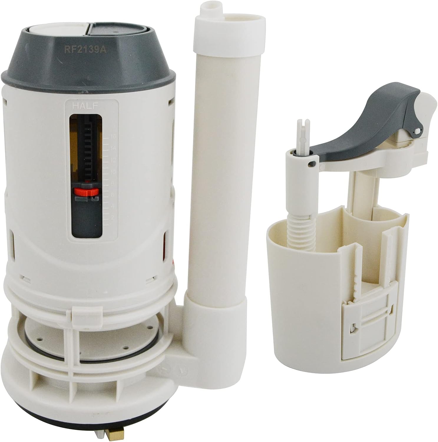 Lychee Light Dual Flush Valve Replacement Kit for Onepiece Toilets