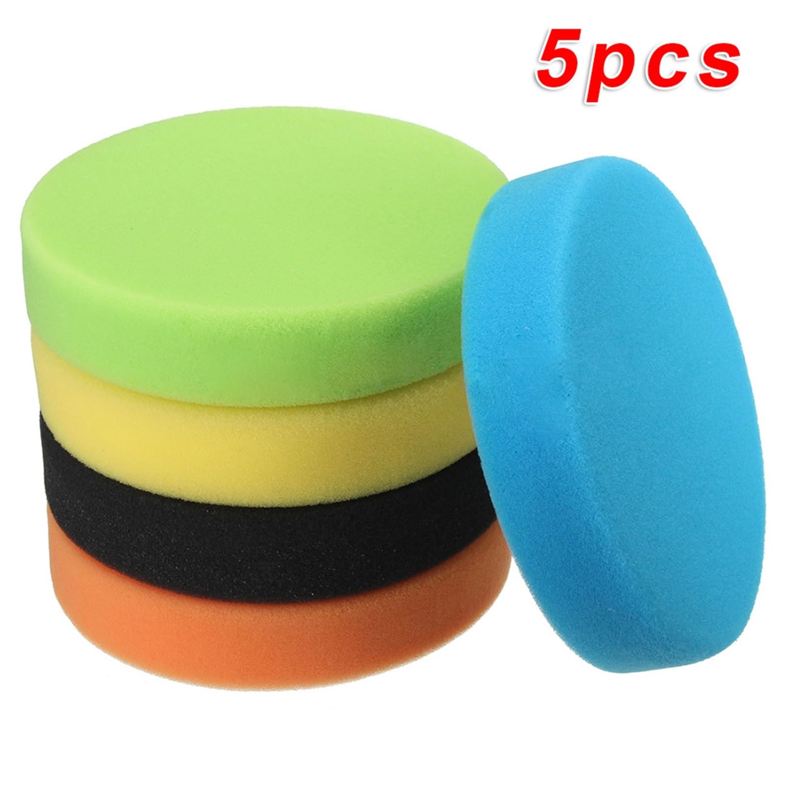 Tarcza Polerska, Tarcze Listkowe Polerowanie Samochodu Nakładka Polerska 125Mm 5 Cali Pianka Samochodowa Wiertarka Nakładka Polerska Zestaw Kół Gąbkowych/a/4 Pcs