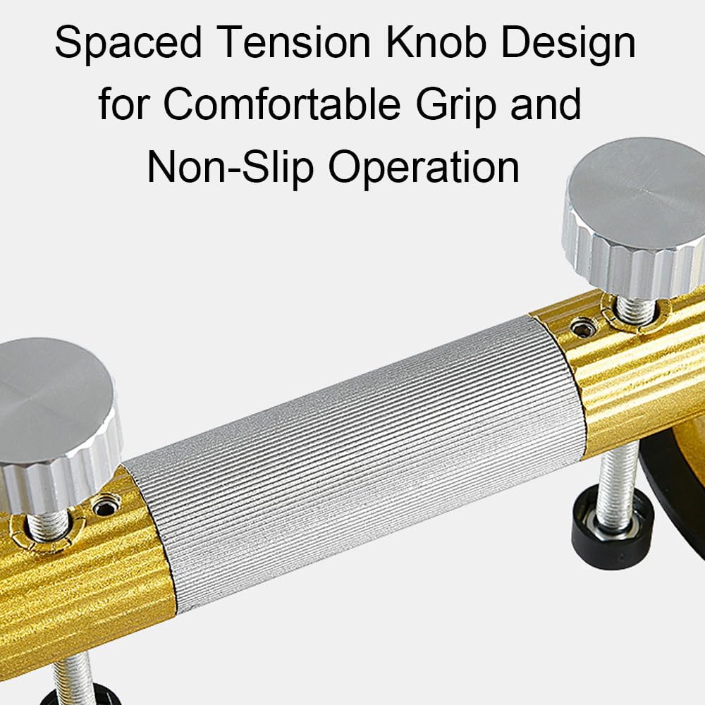 Heavy-Duty Seam Setting Tool, Adjustable Suction Cup for Granite/Marble/Glass Countertop Alignment (Orange)