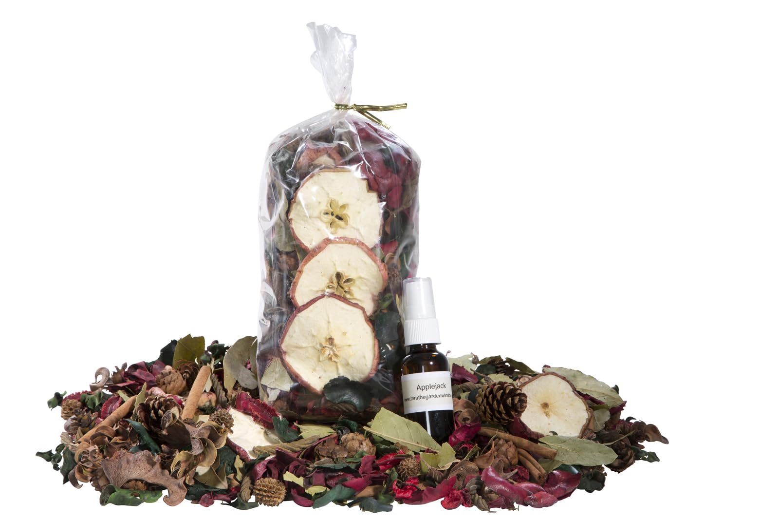 Applejack Cinnamon Potpourri Gift Set including Refresher Oil