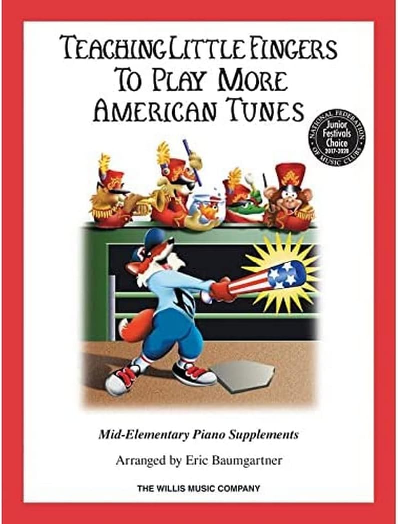 Teaching Little Fingers to Play More American Tunes - Book only: National Federation of Music Clubs 2020-2024 Selection Mid-Elementary Level