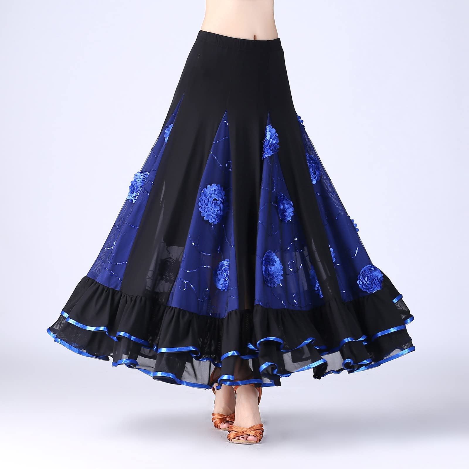 Générique Jupe Tutu en Tulle Femme Jupe De Danse Vintage Rockabilly Plissées Jupe Mini Courte Adulte Haute Taille Rétro Ballet Tutu De Danse Carnaval Jupe Femme Costume De Danse Jupe Paillette Femme
