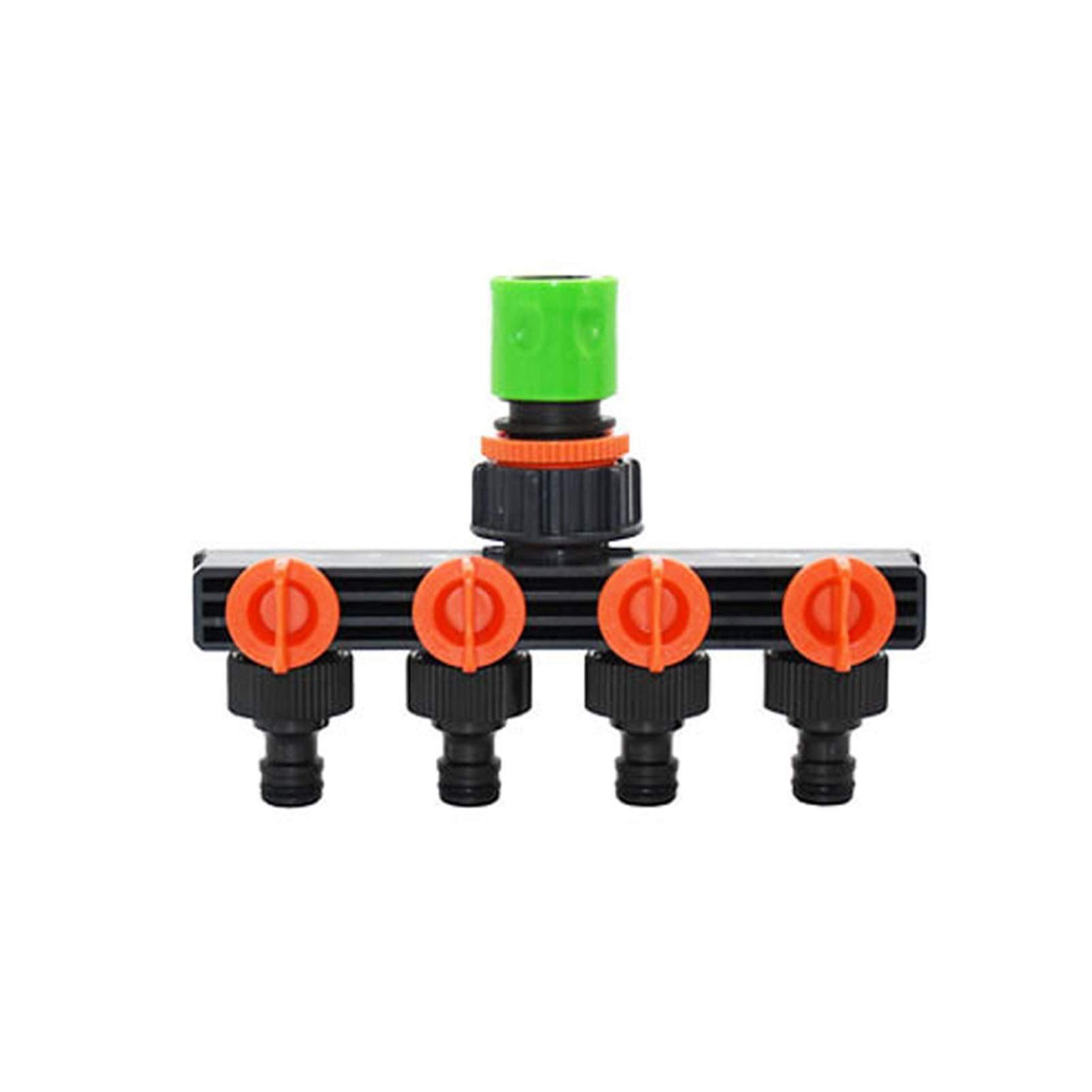 Tuyau d'eau et vanne d'irrigation 4 voies avec connecteur rapide femelle de jardin