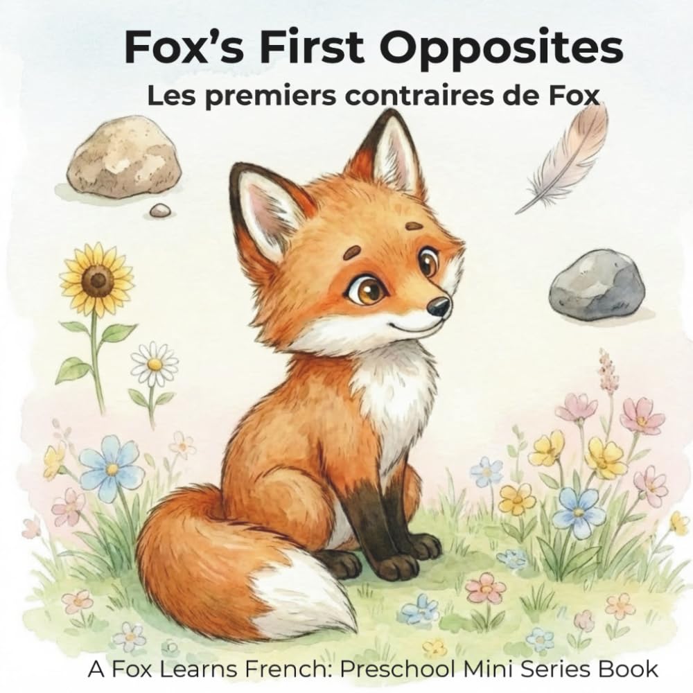 Fox’s First Opposites - Les premiers contraires de Fox: A Fox Learns French: Preschool Mini Series Book