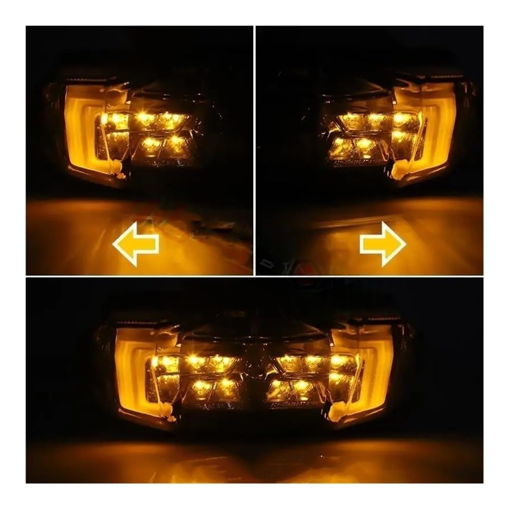 Luce Posteriore A LED per Moto di Stop Direzione Sinistra/Destra 12 V per MT09 per FZ09 2017 2018 2019 2020 Stop Luci Freno