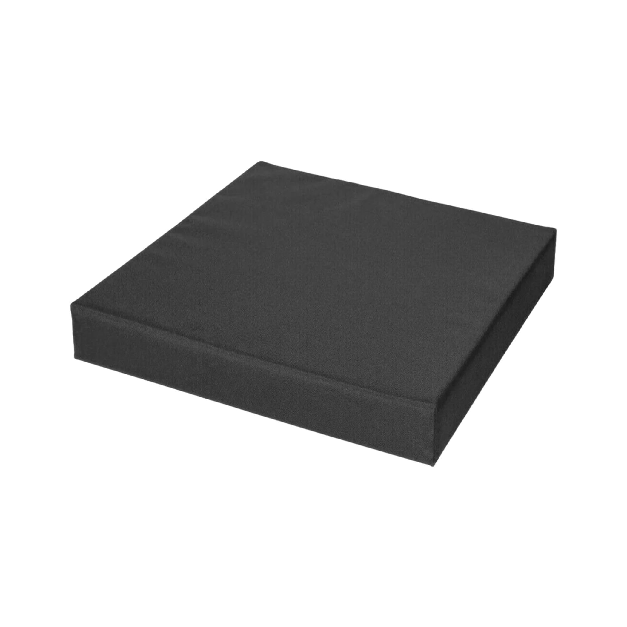 FOAMHAVEN Waterproof Garden Seat Pads – 4cm Thick Cushions for Outdoor & Indoor Chairs, High-Density Foam, Anti-Slip, Washable Cover- Patio, Dining, Sofa & Bench Use (Black, 45 x 45 cm (18" x 18"))