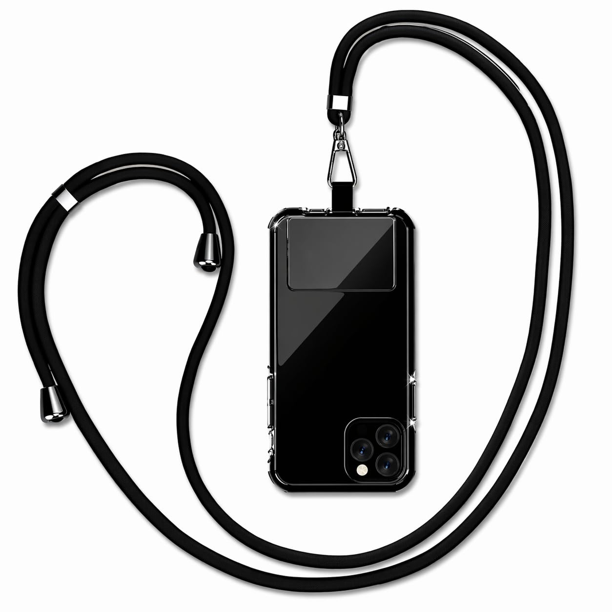 Phone Lanyard Strap for Mobile – Adjustable Neck & Wrist Crossbody Sling | Universal Nylon anti drop Mobile Chain for Most Phone Cases | Can Be Used for Badge & Key (multicolor)-picture-35
