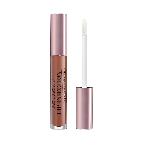 Vista 48 de Too Faced Brillo de labios para inyección de labios de máxima resistencia extra fuerte Hidratante + relleno 01 Original (transparente)