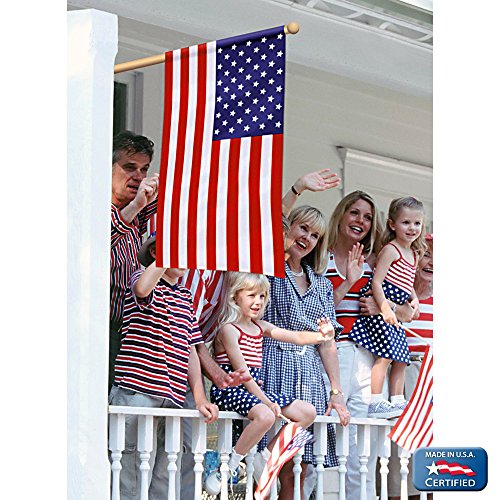 Annin Flagmakers American Flag All-Weather Nylon SolarGuard NYL-Glo, 2.5 x 4 Feet (Model 21850) 100% Made in USA by Annin Flagmakers - Image 6
