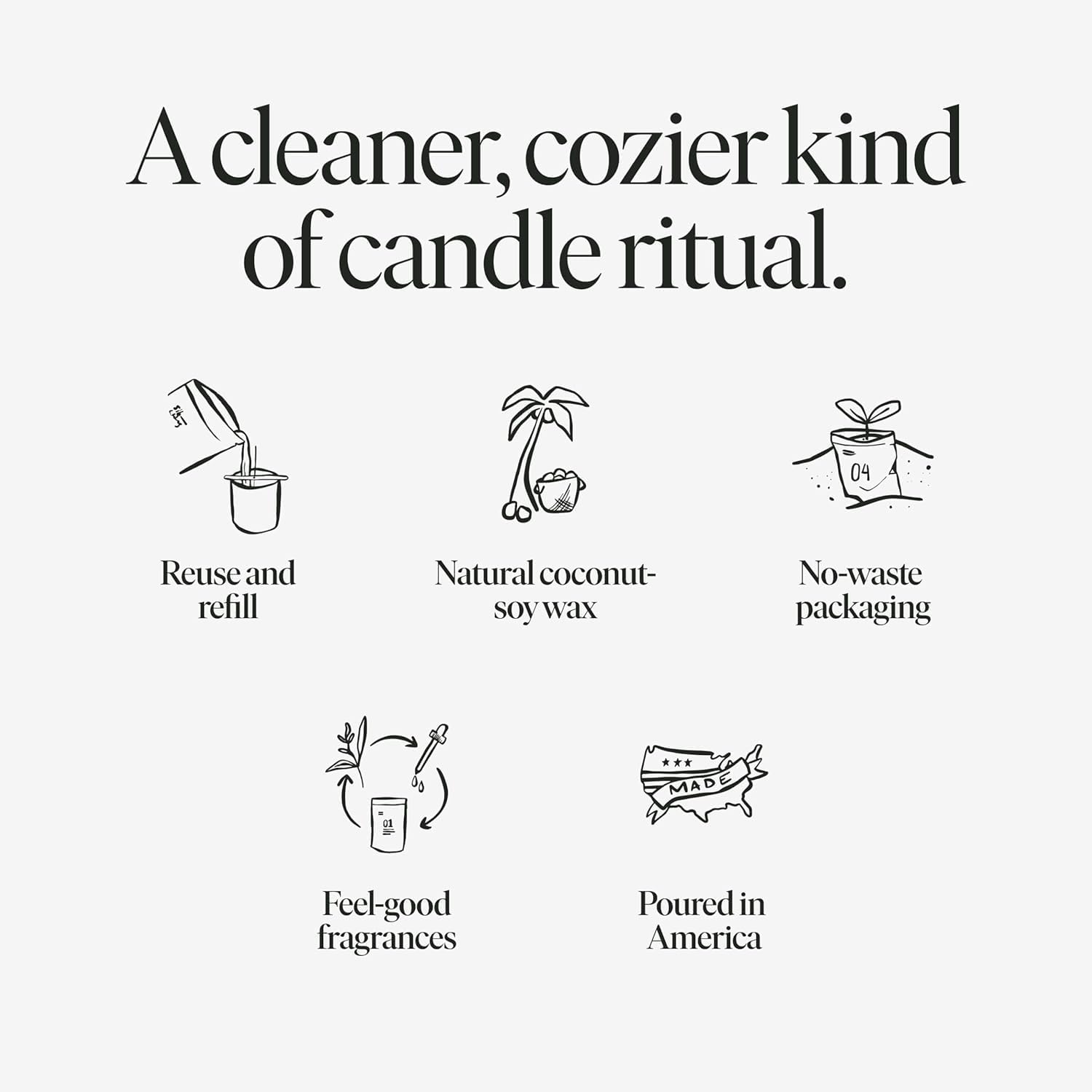 Siblings Candle Refill Kit - Oud & Peach Scent image 5