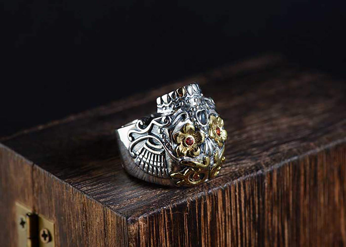 Anello Coppia Versatile In Argento Sterling 925 Con Zirconi - Taglia 57